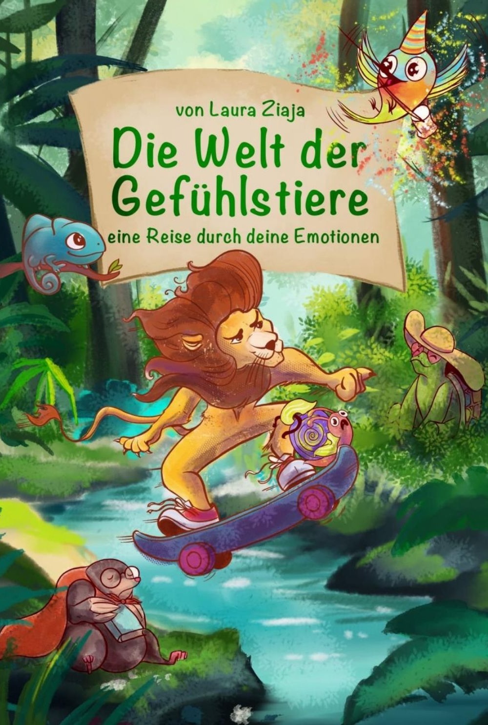 Buchcover „Die Welt der Gefühlstiere“ von Laura Ziaja